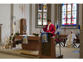 Dankgottesdienst der Kommunionkinder (Foto: Karl-Franz Thiede)